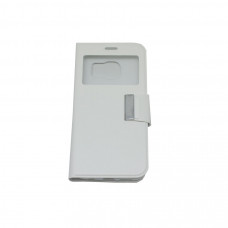 Book Case Samsung S7 G930 With Window White